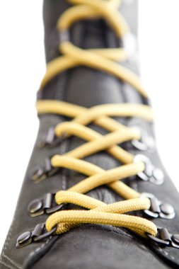 bağcıklı çizme yukarıya, küçük netlik derinliği