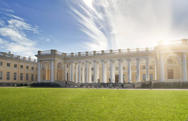 Pushkin Subúrbio São Petersburgo Palácio Alexandre Século Xviii — Fotografia de Stock