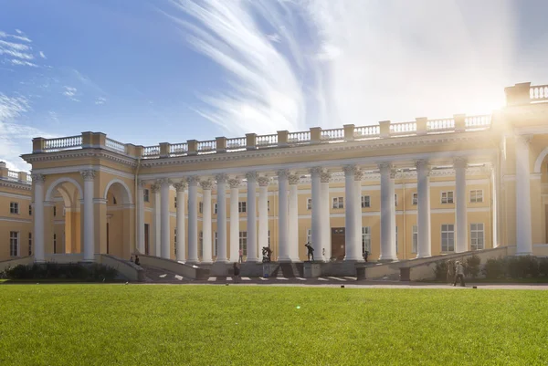 Puşkin Petersburg Banliyösünde Alexander Palace Yüzyıl — Stok fotoğraf