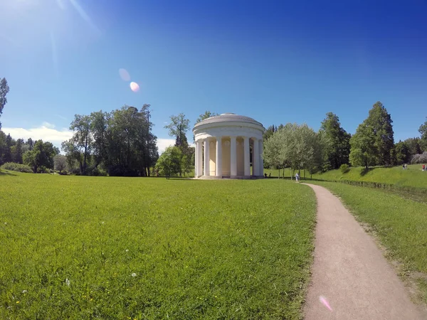 Russia Pavlovsk Padiglione Secolo Nel Parco — Foto Stock