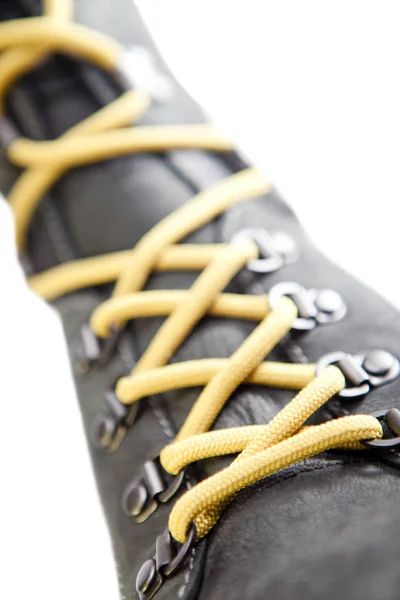 Laced Boot Small Depth Sharpness — Stock Photo, Image