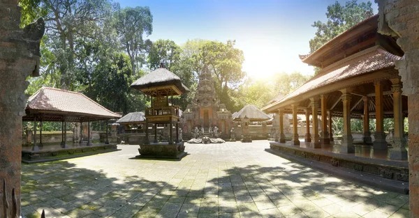 Bali Indonésia Templo Selva — Fotografia de Stock