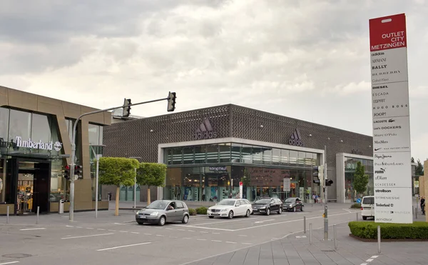 Německo Května 2012 Město Outlet Metzingen Centrum Prodej Poblíž Usku — Stock fotografie