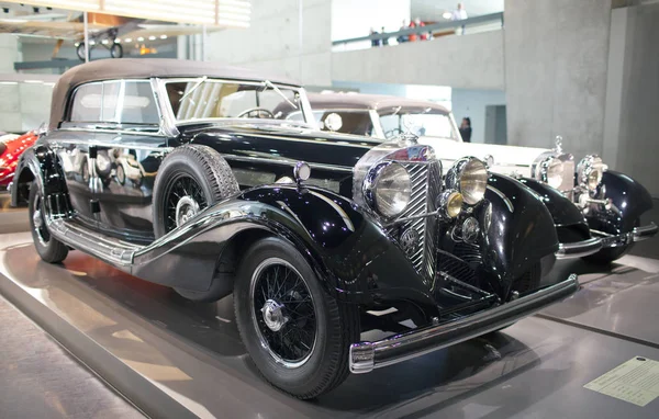 Stuttgart Niemcy Maja 2012 Zabytkowych Samochodów Ekspozycji Muzeum Mercedes — Zdjęcie stockowe