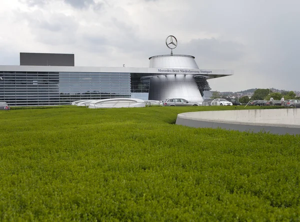 Stuttgart Niemcy Maja 2012 Muzeum Nowoczesny Samochód Mercedes Stuttgarcie — Zdjęcie stockowe