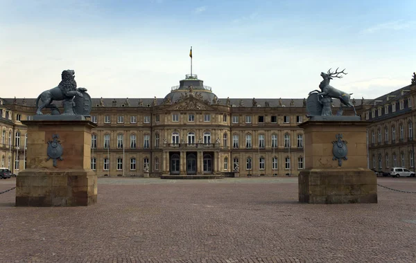 Stuttgart Niemcy Maja 2012 Neues Schloss Nowy Zamek Pałac Xviii — Zdjęcie stockowe