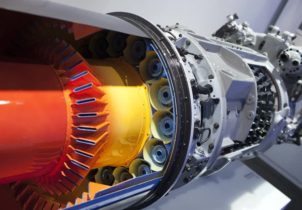 Part Turbine Engine Plane — Stock Photo, Image