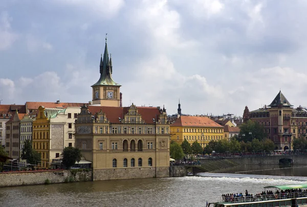 Praga Cidade Velha Vltava Embankment República Checa — Fotografia de Stock