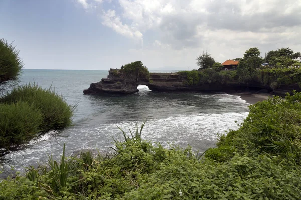 Tanah Lot Main Water Temple Bali Second Part Temple Right — Stock Photo, Image