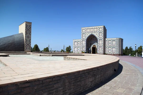 乌兹别克斯坦撒马尔罕Ulugh Beg天文台 建于1420年 — 图库照片