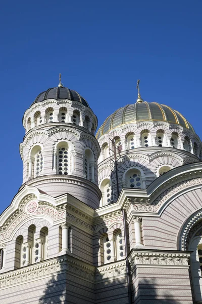 Riga Cattedrale Della Natività Cristo Lettonia — Foto Stock