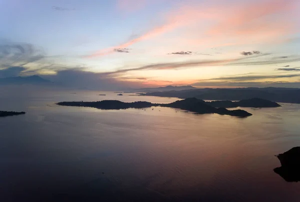 Lombok Indonesia Islas Gili Del Sur Vista Aérea Del Dron —  Fotos de Stock