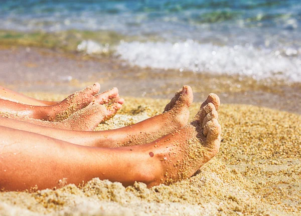 Entspannen am Strand — Stockfoto