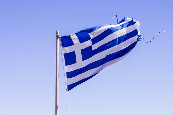 Greek National Flag — Stock Photo, Image