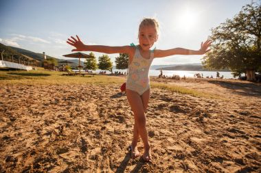 Yaz eğlence eğlenceli çocukluk