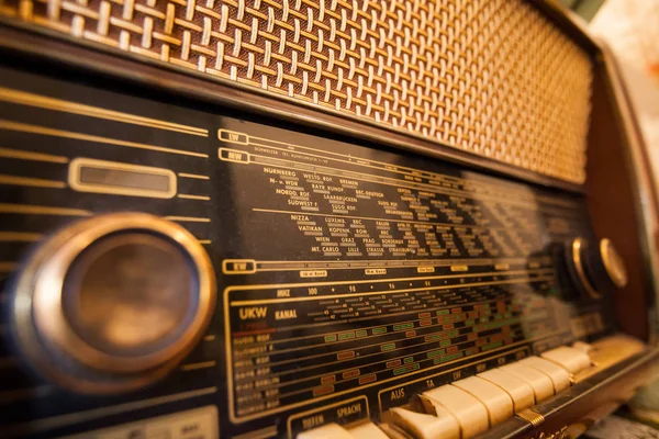 Retro régi rádió — Stock Fotó
