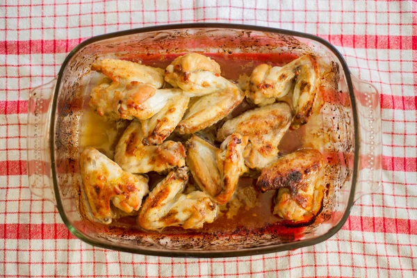 Roasted chicken wings — Stock Photo, Image