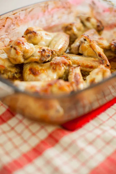 Roasted chicken wings — Stock Photo, Image