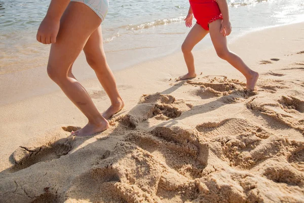 Infanzia Estate Viaggi Spiaggia — Foto Stock