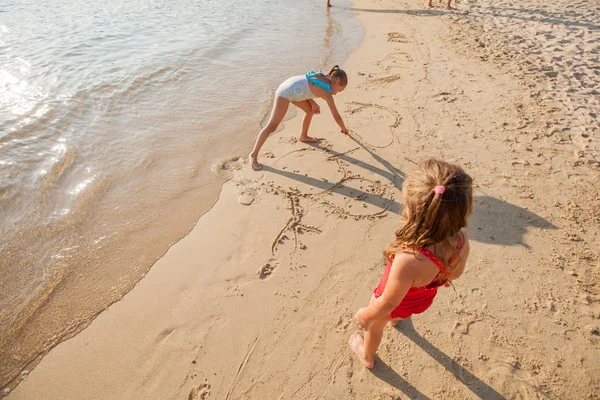 Dětské letní cestování Beach — Stock fotografie