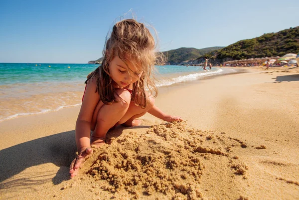 Dětské letní cestování Beach — Stock fotografie
