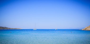 Yaz deniz manzarası seyahat