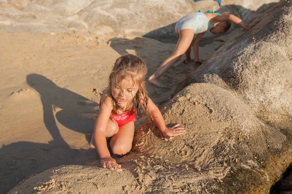 Dětské letní cestování Beach — Stock fotografie