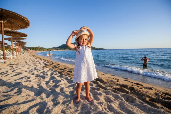 Summer Travel Beach Child — Stock Photo, Image