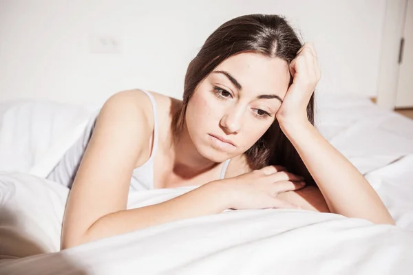 insomnia depressed woman