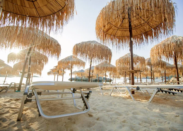 Spiaggia di sabbia vacanze di viaggio — Foto Stock