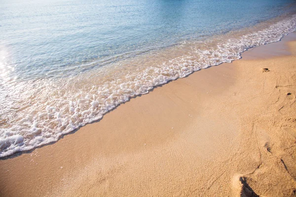 Areia praia onda mar — Fotografia de Stock