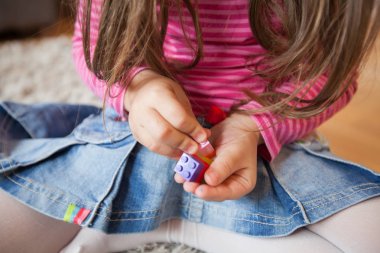 yaratıcı küçük kız