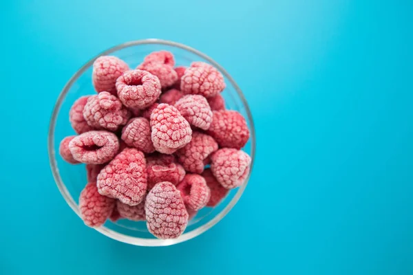 Dondurulmuş ahududu meyve antioksidan gıda — Stok fotoğraf