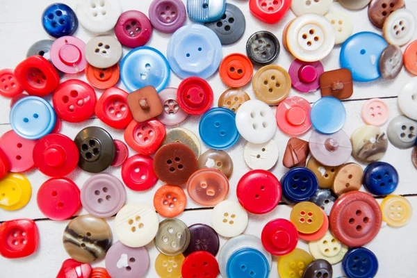 Botão de costura colorido — Fotografia de Stock