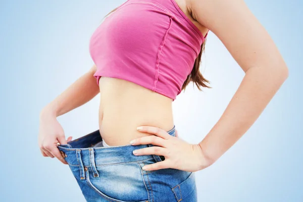Slim Fit kadın kilo kaybı — Stok fotoğraf