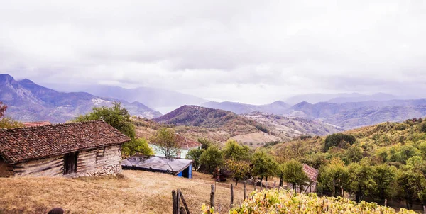 Hermosa naturaleza de otoño paisaje de montaña — Foto de Stock