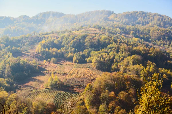 Schöne Landschaft Blick auf die Herbstlandschaft — Stockfoto