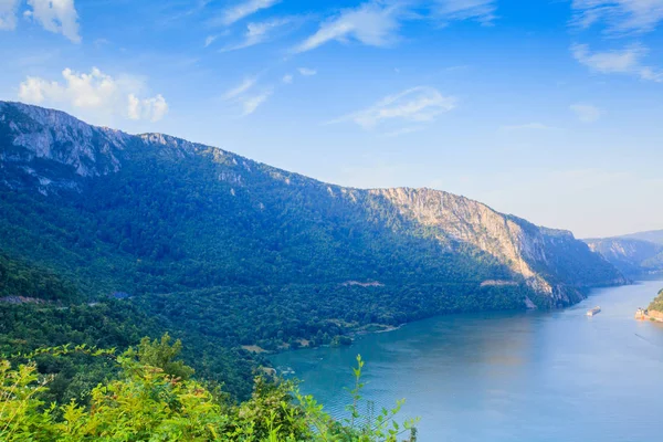 Sommerlandschaft an der Donau — Stockfoto