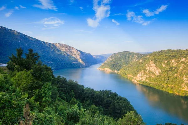 Sommerlandschaft an der Donau — Stockfoto
