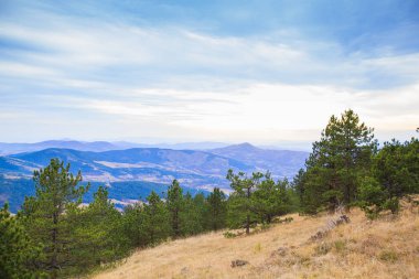  Doğal Dağ Manzarası Panoramik Görünümü