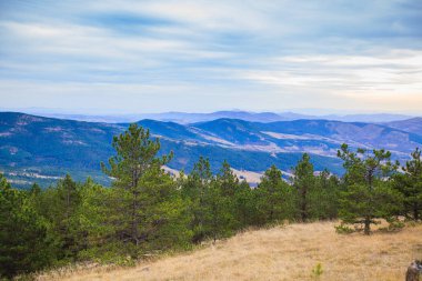  Doğal Dağ Manzarası Panoramik Görünümü