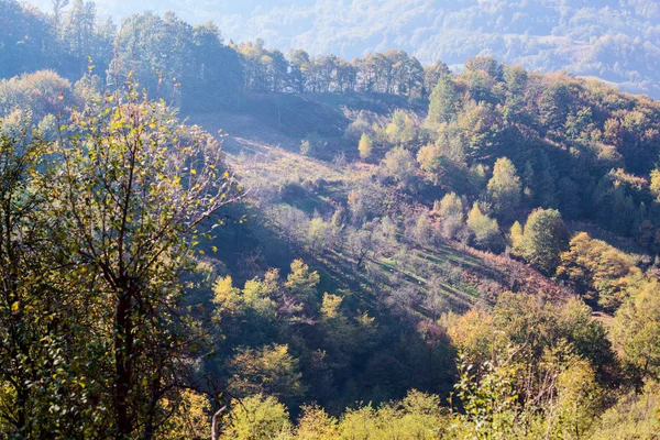 Prachtig landelijk uitzicht op herfstlandschap — Stockfoto