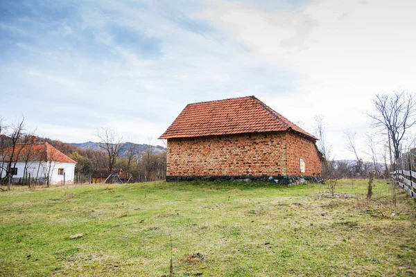 Paisaje de pueblo rural — Foto de Stock