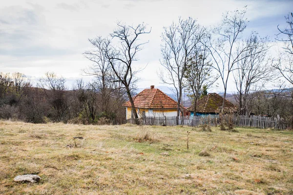 Paisaje de pueblo rural — Foto de Stock