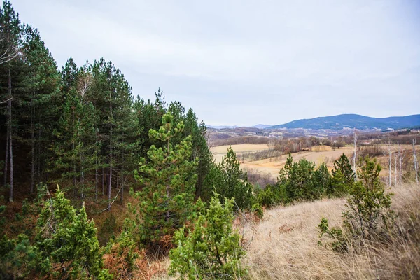 Panorámás kilátás a természeti táj — Stock Fotó