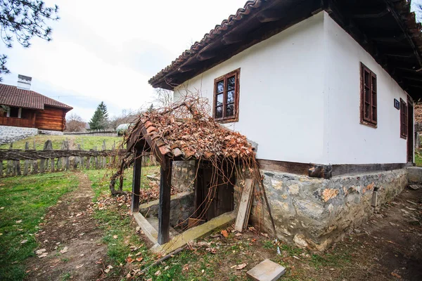 Casa rurale tradizionale Serbia — Foto Stock