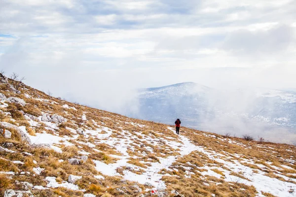 Bergwandern Wandern Menschen im Freien Natur gesunde Aktivität — Stockfoto