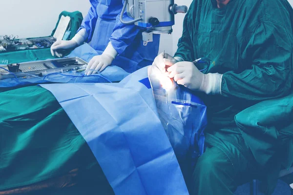 Cirugía Hospitalaria Sala Operaciones Vista Primer Plano —  Fotos de Stock