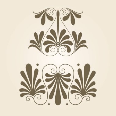 Dekoratif retro öğeler