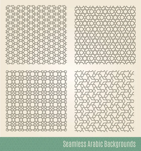 Seamless Islamic backgrounds — Stock Vector